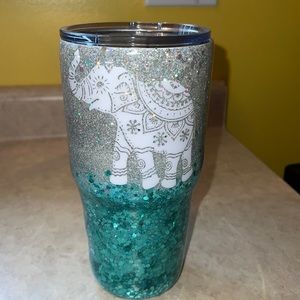 30oz handmade glitter tumbler